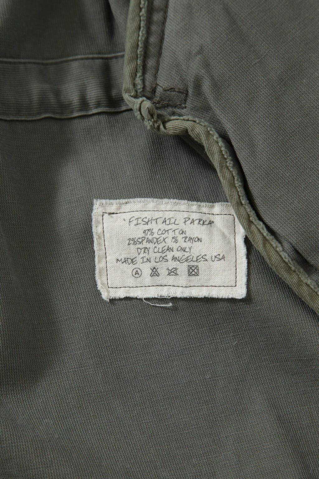 美品 GREG LAUREN グレッグローレン / Fishtail Palka / モッズコート / size 1 (LIGHT KHAKI) ミリタリー 再構築