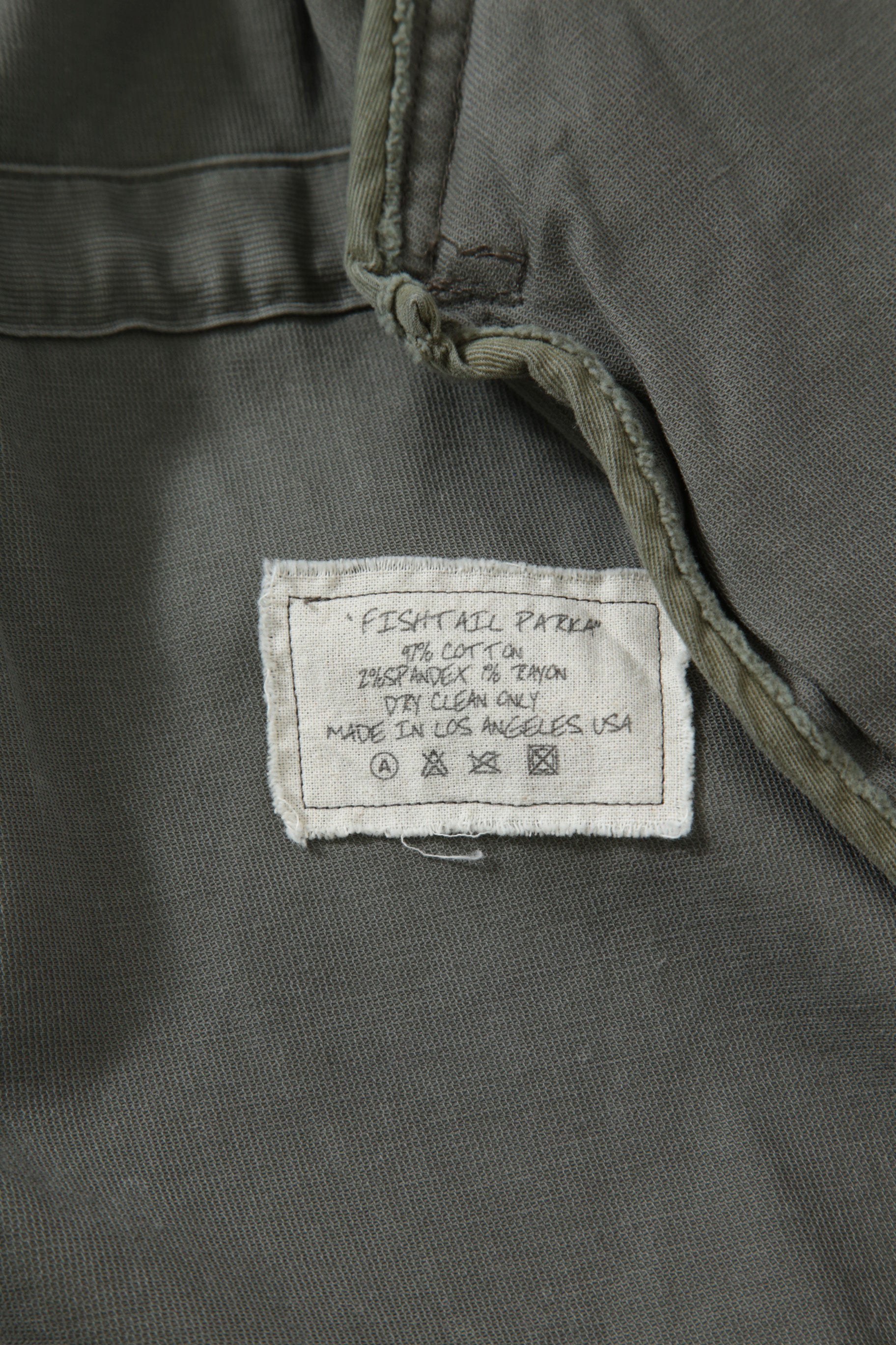 美品 GREG LAUREN グレッグローレン / Fishtail Palka / モッズコート / size 1 (LIGHT KHAKI) ミリタリー 再構築