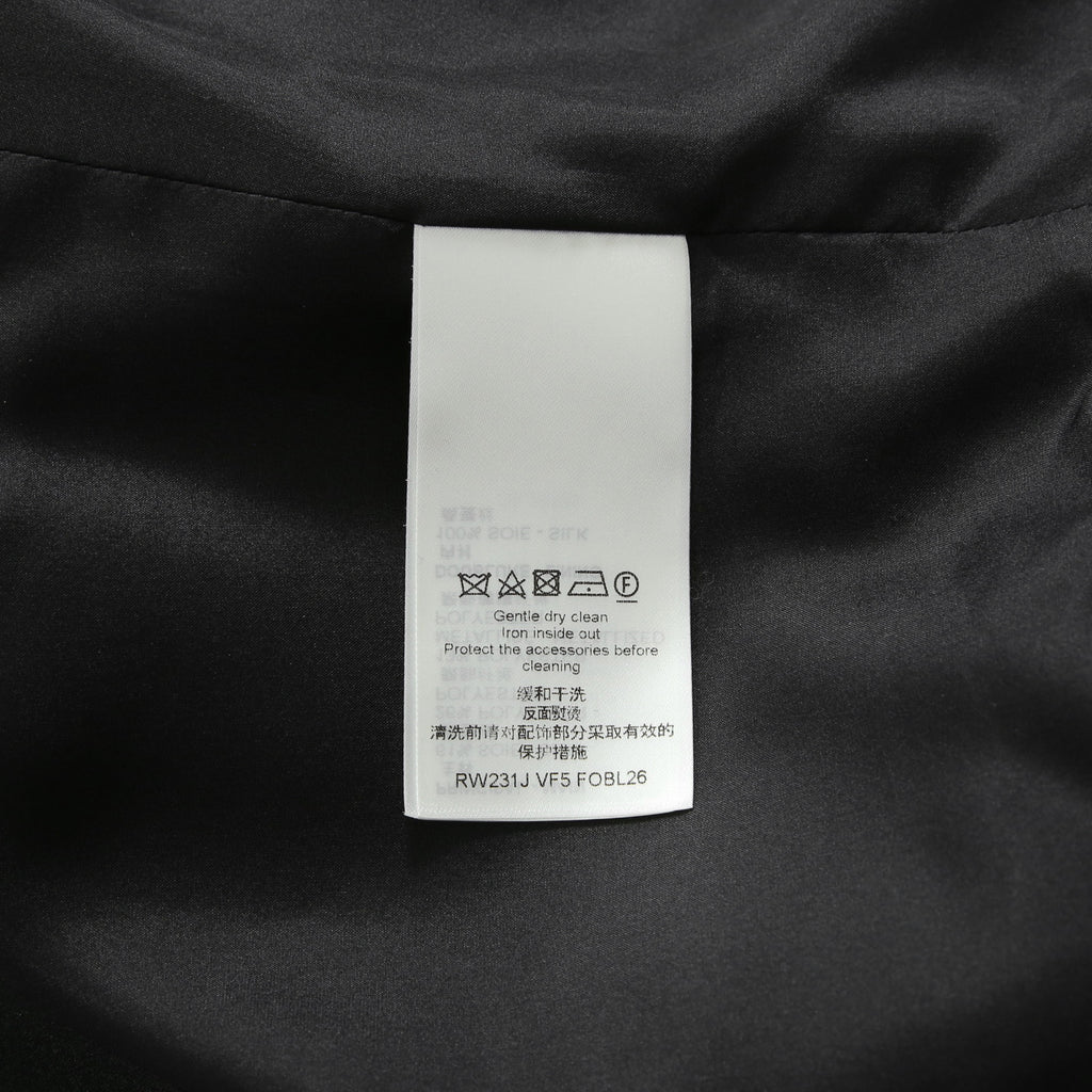 超希少 LOUIS VUITTON x YAYOI KUSAMA ルイヴィトン 草間彌生 コラボ / 2023SS サイケデリックフラワー ラップ トップス / 半袖 / size 38 (M) BLACK / RW231J VF5 FOB26