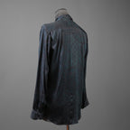 新品 Geoffrey B. Small ジェフリー B.スモール / 25SS classic tailored long sleeve shirt 長袖シャツ/ EV9S14SPECIAL / size XS (BLUE×GRAY)