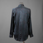新品 Geoffrey B. Small ジェフリー B.スモール / 25SS classic tailored long sleeve shirt 長袖シャツ/ EV9S14SPECIAL / size XS (BLUE×GRAY)