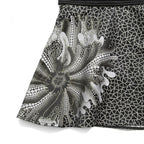 希少 LOUIS VUITTON x YAYOI KUSAMA ルイヴィトン 草間彌生 コラボ / 2023SS サイケデリックフラワー ミニラップ スカート  / size 38 (M) BLACK