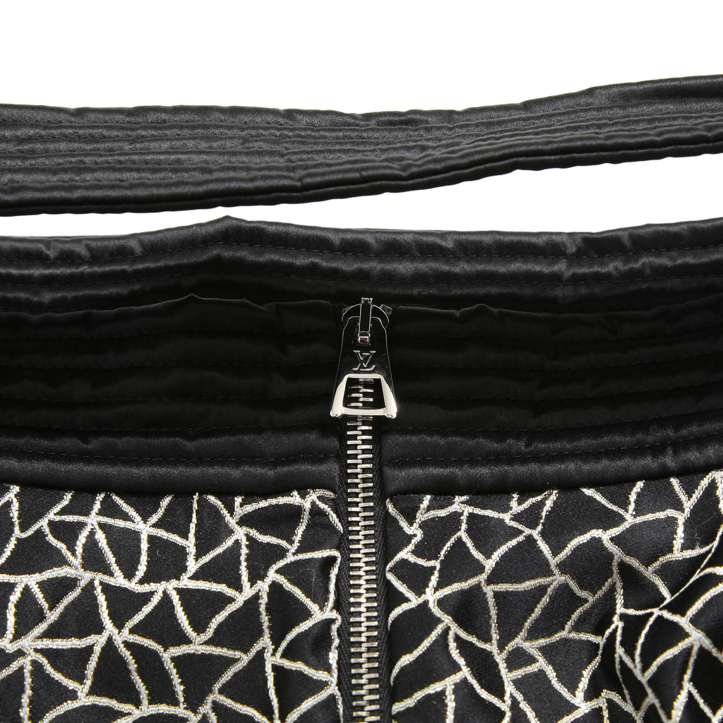 希少 LOUIS VUITTON x YAYOI KUSAMA ルイヴィトン 草間彌生 コラボ / 2023SS サイケデリックフラワー ミニラップ スカート  / size 38 (M) BLACK