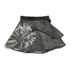 希少 LOUIS VUITTON x YAYOI KUSAMA ルイヴィトン 草間彌生 コラボ / 2023SS サイケデリックフラワー ミニラップ スカート  / size 38 (M) BLACK