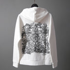 Christian Dior クリスチャンディオール / 23AW 美品 ピエトロ ルッフォ 刺繍 ジップアップ フーディ / パーカー / 343G01A4106 / size S (WHITE) レディース