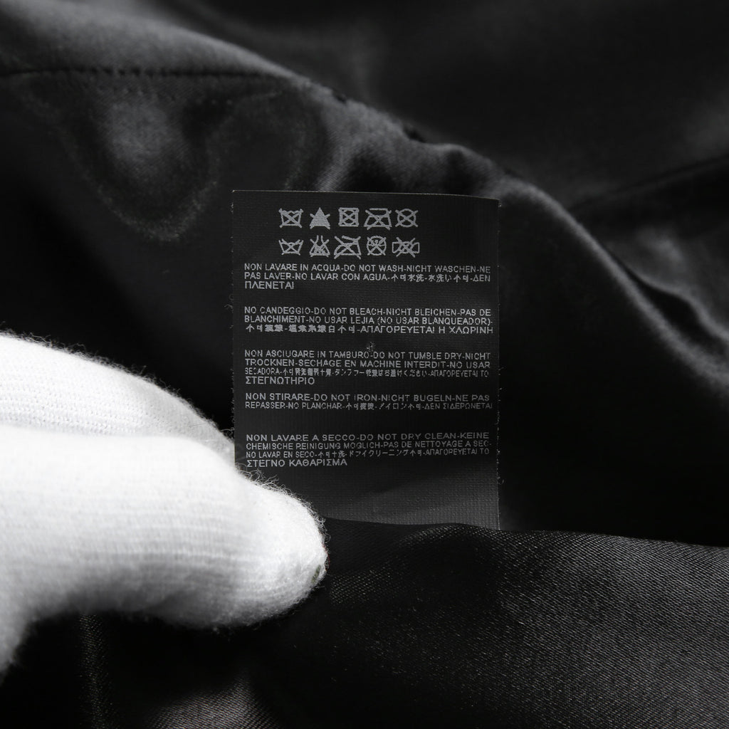 希少 美品 SAINT LAURENT PARIS サンローラン パリ / エディ期 2015-16AW ランウェイ Look 6着用 / ダブルブレスト  ミンク ファー コート / 398926 Y7IH1 / size 46 (BLACK)