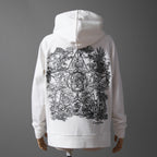 Christian Dior クリスチャンディオール / 23AW 美品 ピエトロ ルッフォ 刺繍 ジップアップ フーディ / パーカー / 343G01A4106 / size S (WHITE) レディース