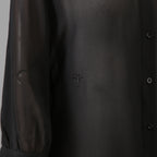 Christian Dior クリスチャンディオール / 20SS 美品 シルク bee刺繍 リボン ブラウス / 長袖シャツ / 011B22A6658 / size 42 (BLACK) レディース