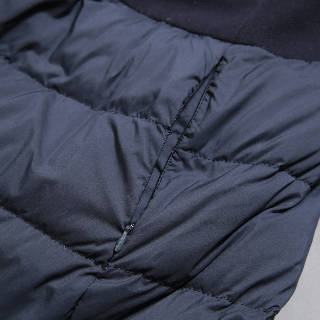 HERNO ヘルノ / 19AW DIAGONAL WOOL AND NUAGE PARKA ダウン コート / PI0848D-39601-9290 / size 46 (NAVY) レディース
