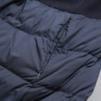 HERNO ヘルノ / 19AW DIAGONAL WOOL AND NUAGE PARKA ダウン コート / PI0848D-39601-9290 / size 46 (NAVY) レディース