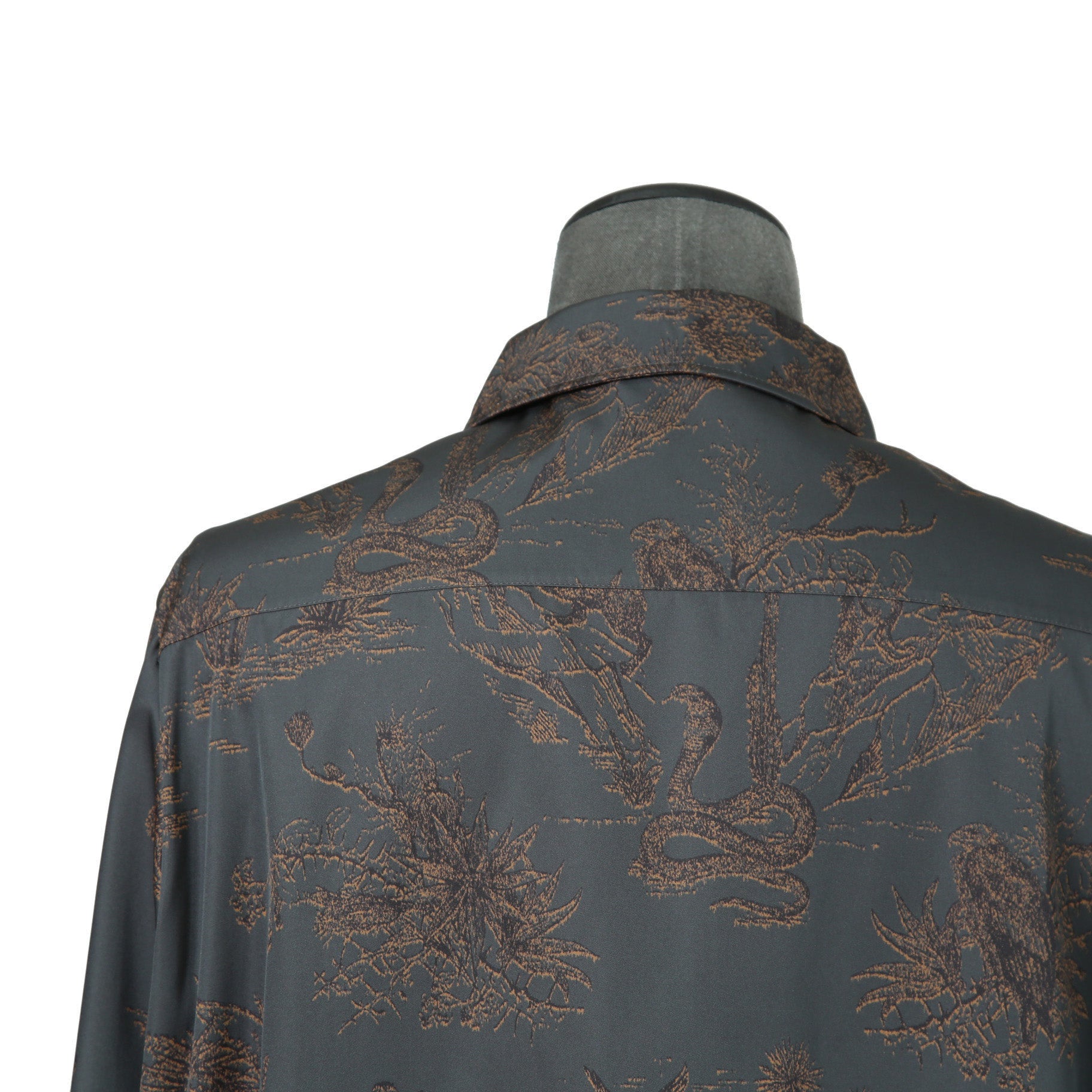 Dior HOMME ディオールオム / 美品 2022AW DIOR × TRAVIS SCOTT CACTUS JACK 総柄ジップアップ ジャケット / オブリーク 裏地 / 213C522C5531 / size 48(M) 国内正規品