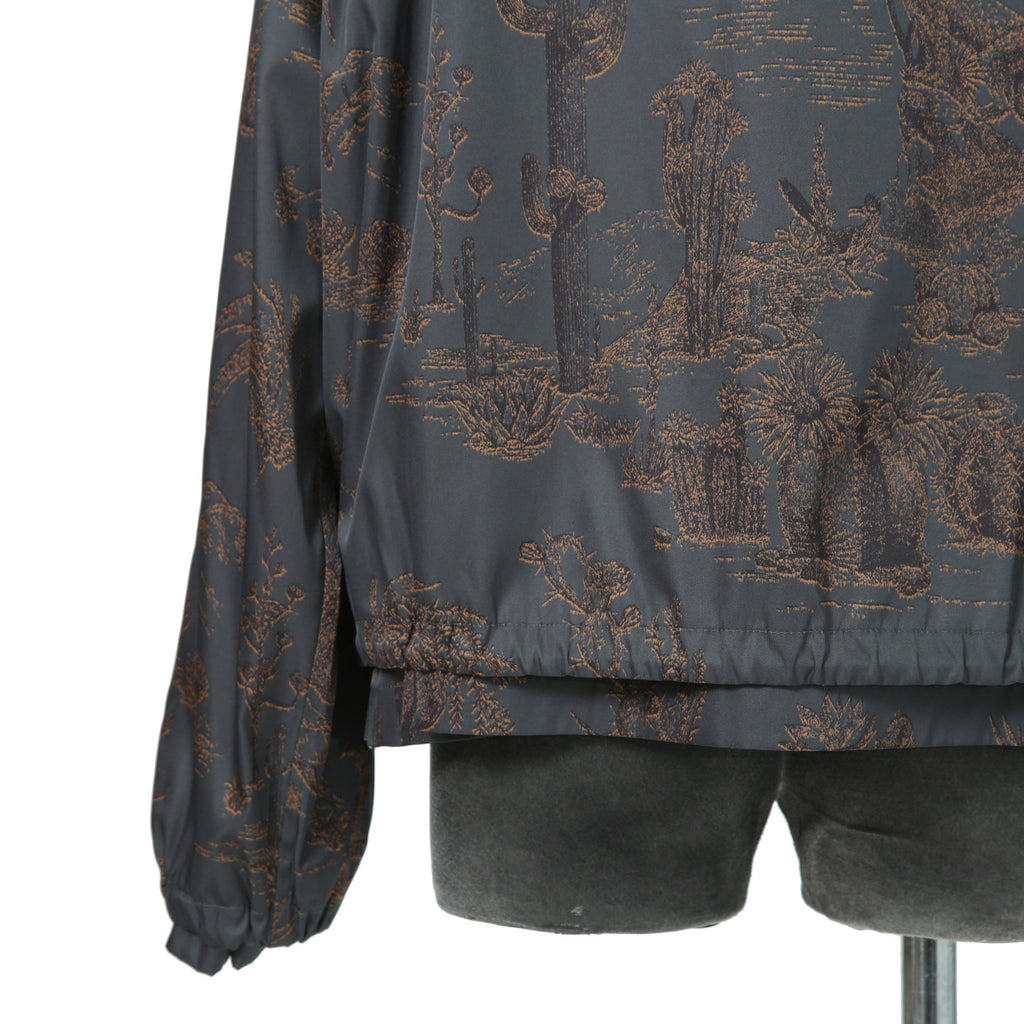 Dior HOMME ディオールオム / 美品 2022AW DIOR × TRAVIS SCOTT CACTUS JACK 総柄ジップアップ ジャケット / オブリーク 裏地 / 213C522C5531 / size 48(M) 国内正規品