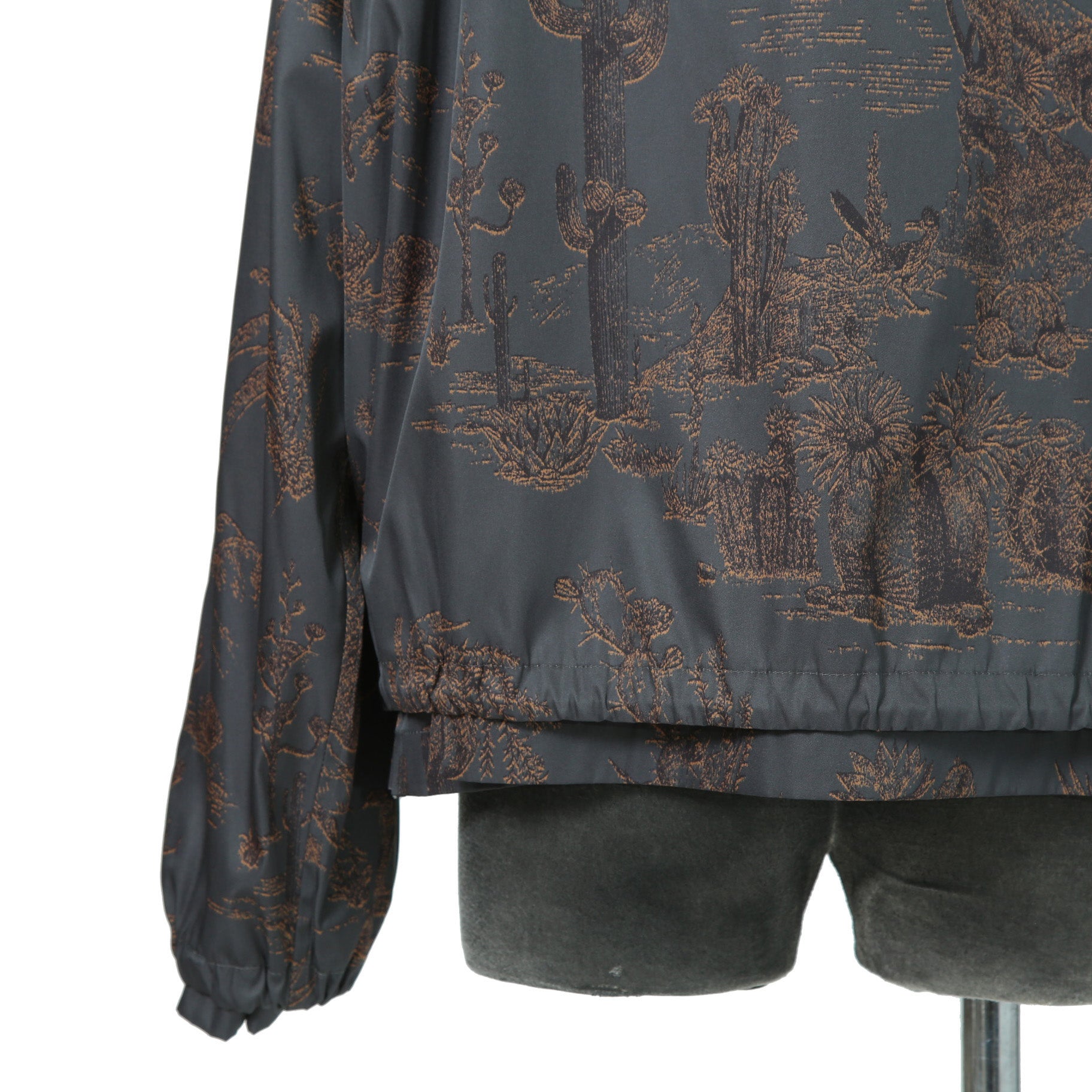 Dior HOMME ディオールオム / 美品 2022AW DIOR × TRAVIS SCOTT CACTUS JACK 総柄ジップアップ ジャケット / オブリーク 裏地 / 213C522C5531 / size 48(M) 国内正規品