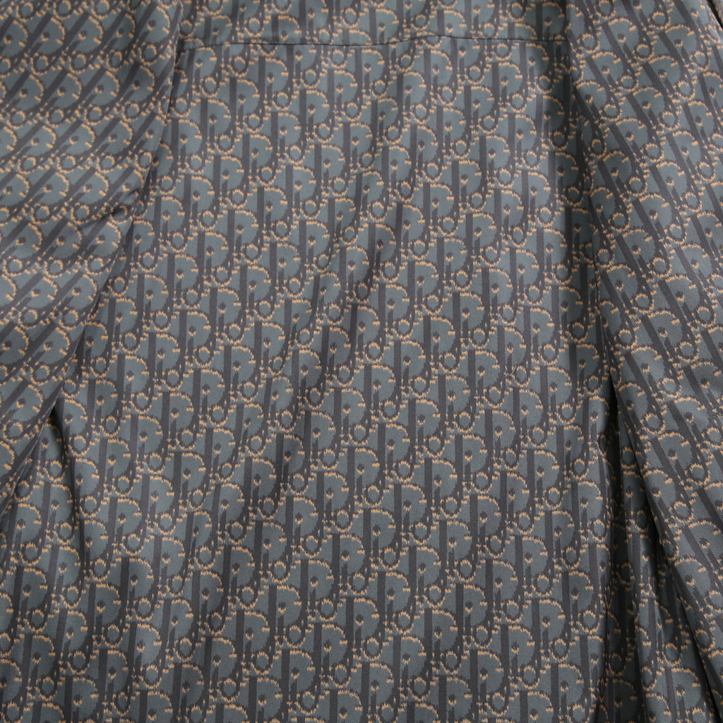 Dior HOMME ディオールオム / 美品 2022AW DIOR × TRAVIS SCOTT CACTUS JACK 総柄ジップアップ ジャケット / オブリーク 裏地 / 213C522C5531 / size 48(M) 国内正規品