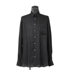 Lardini ラルディーニ / 美品 ストライプ 長袖 シャツ / size 40 (BLACK)