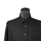 Lardini ラルディーニ / 美品 ストライプ 長袖 シャツ / size 40 (BLACK)