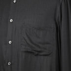 Lardini ラルディーニ / 美品 ストライプ 長袖 シャツ / size 40 (BLACK)