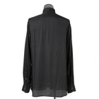 Lardini ラルディーニ / 美品 ストライプ 長袖 シャツ / size 40 (BLACK)