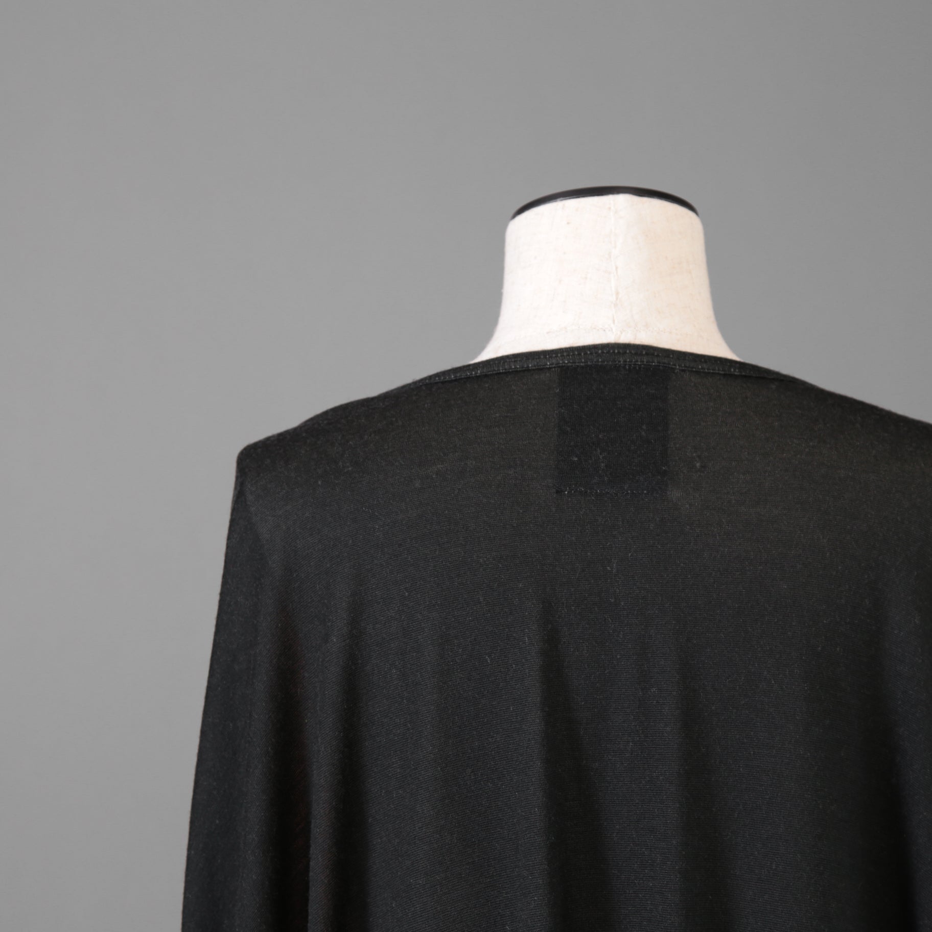 Yohji Yamamoto POUR HOMME ヨウジヤマモト プールオム / 19-20AW 内田すずめ ウール ニット / ワンピース / ロング カットソー / HR-T33-181 / size 3 (BLACK) ユニセックス