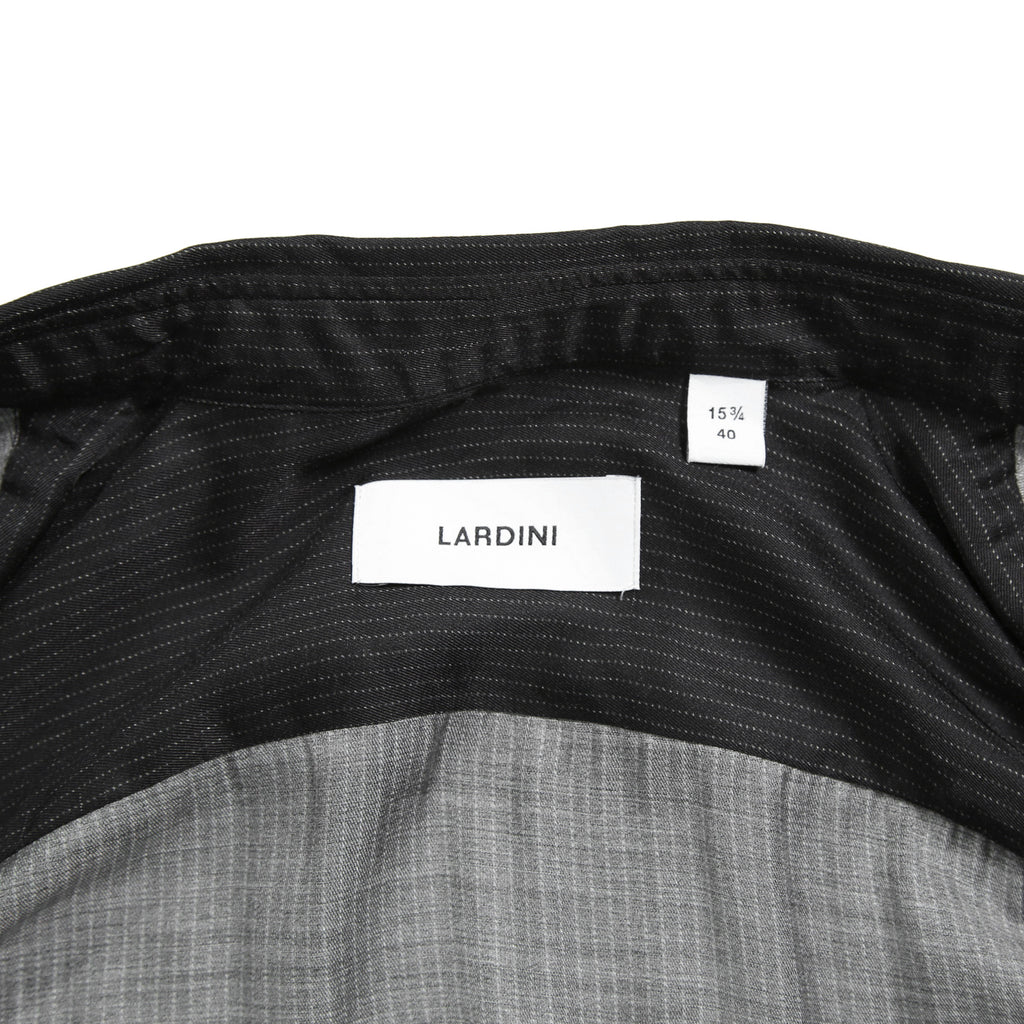 Lardini ラルディーニ / 美品 ストライプ 長袖 シャツ / size 40 (BLACK)