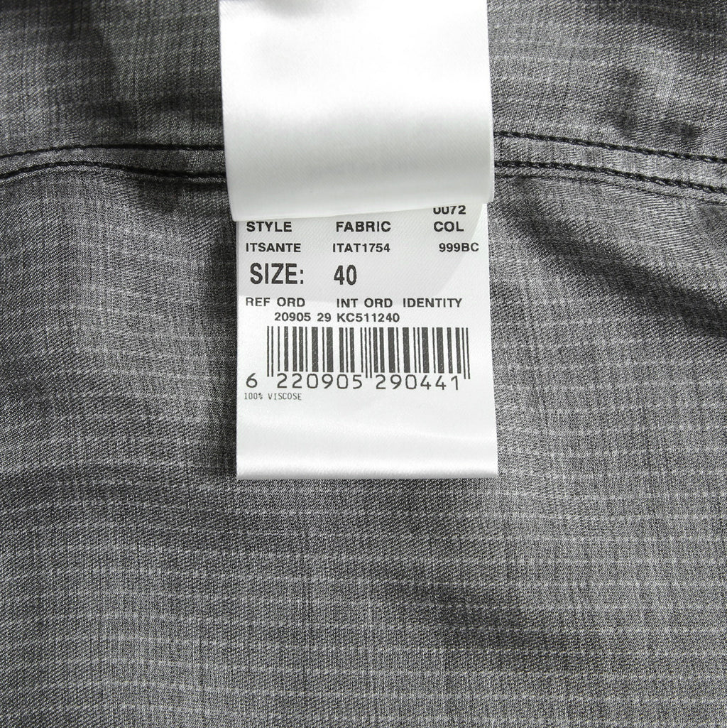 Lardini ラルディーニ / 美品 ストライプ 長袖 シャツ / size 40 (BLACK)