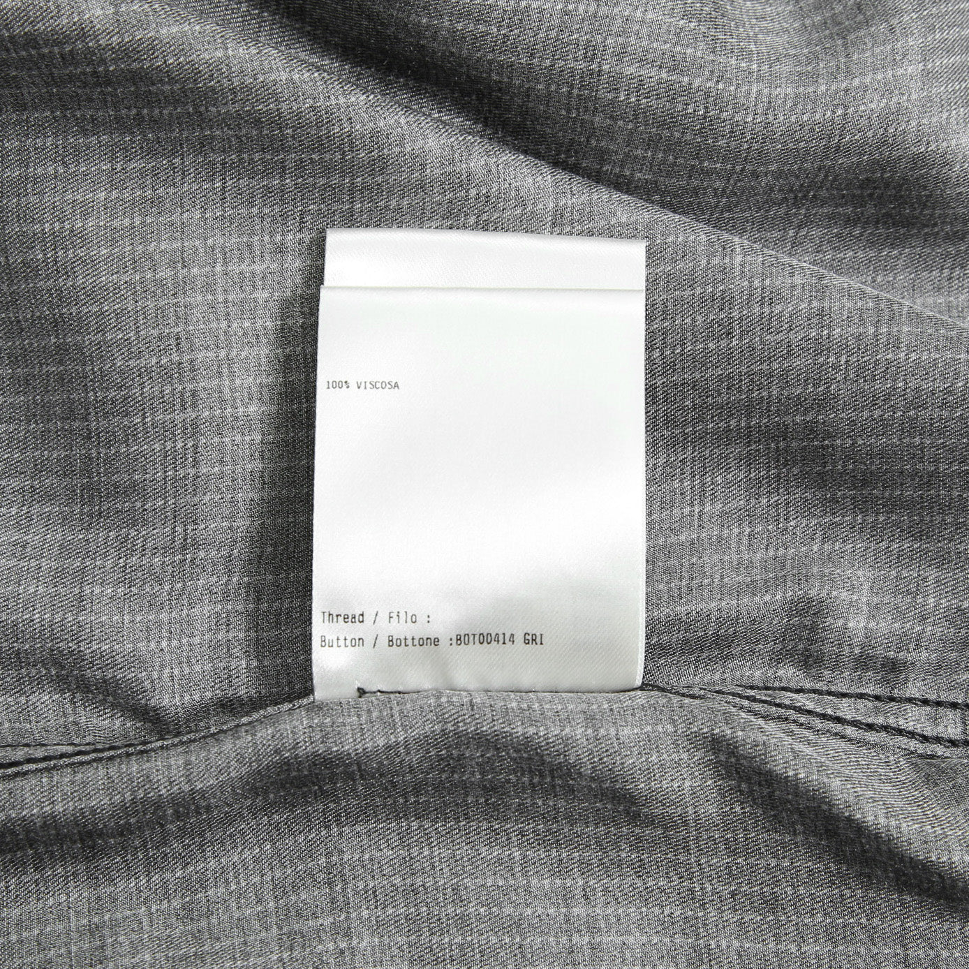 Lardini ラルディーニ / 美品 ストライプ 長袖 シャツ / size 40 (BLACK)