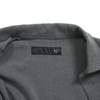 A.F ARTEFACT アーティファクト / 24AW LAYERED SLEEVE OVER SIZE SHIRTS / SERGE TWILL (L.GREY)