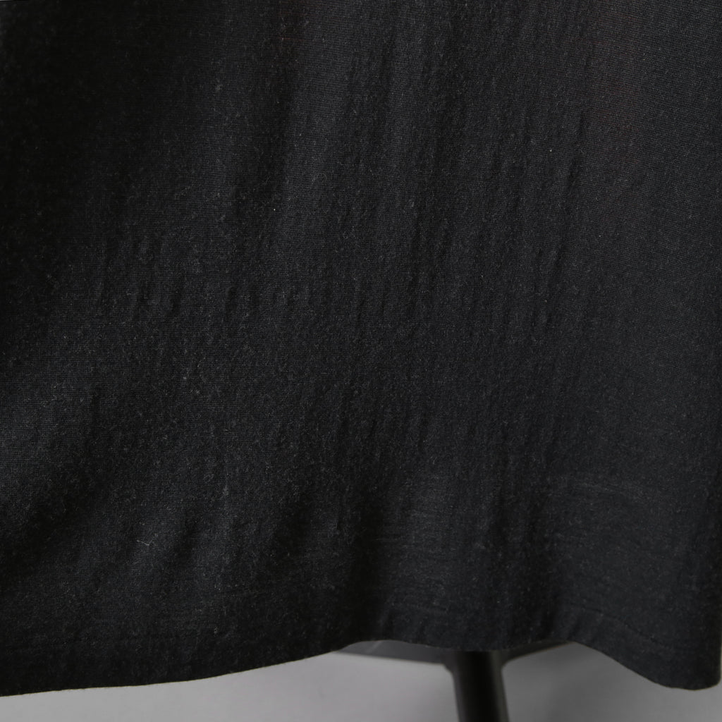 Yohji Yamamoto POUR HOMME ヨウジヤマモト プールオム / 19-20AW 内田すずめ ウール ニット / ワンピース / ロング カットソー / HR-T33-181 / size 3 (BLACK) ユニセックス