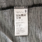 Yohji Yamamoto POUR HOMME ヨウジヤマモト プールオム / 19-20AW 内田すずめ ウール ニット / ワンピース / ロング カットソー / HR-T33-181 / size 3 (BLACK) ユニセックス