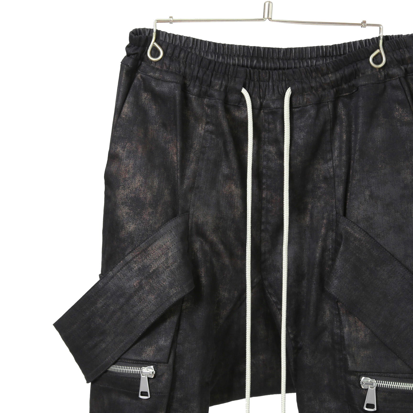 新品 A.F ARTEFACT アーティファクト / 25FW BELTED DETAIL JOGGER / METAL STEAM CAMOUFLAGE / size 1 (BLACK×BROWN)