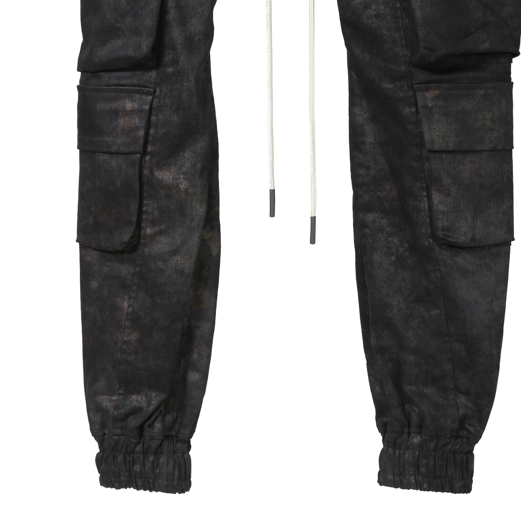 新品 A.F ARTEFACT アーティファクト / 25FW BELTED DETAIL JOGGER / METAL STEAM CAMOUFLAGE / size 1 (BLACK×BROWN)