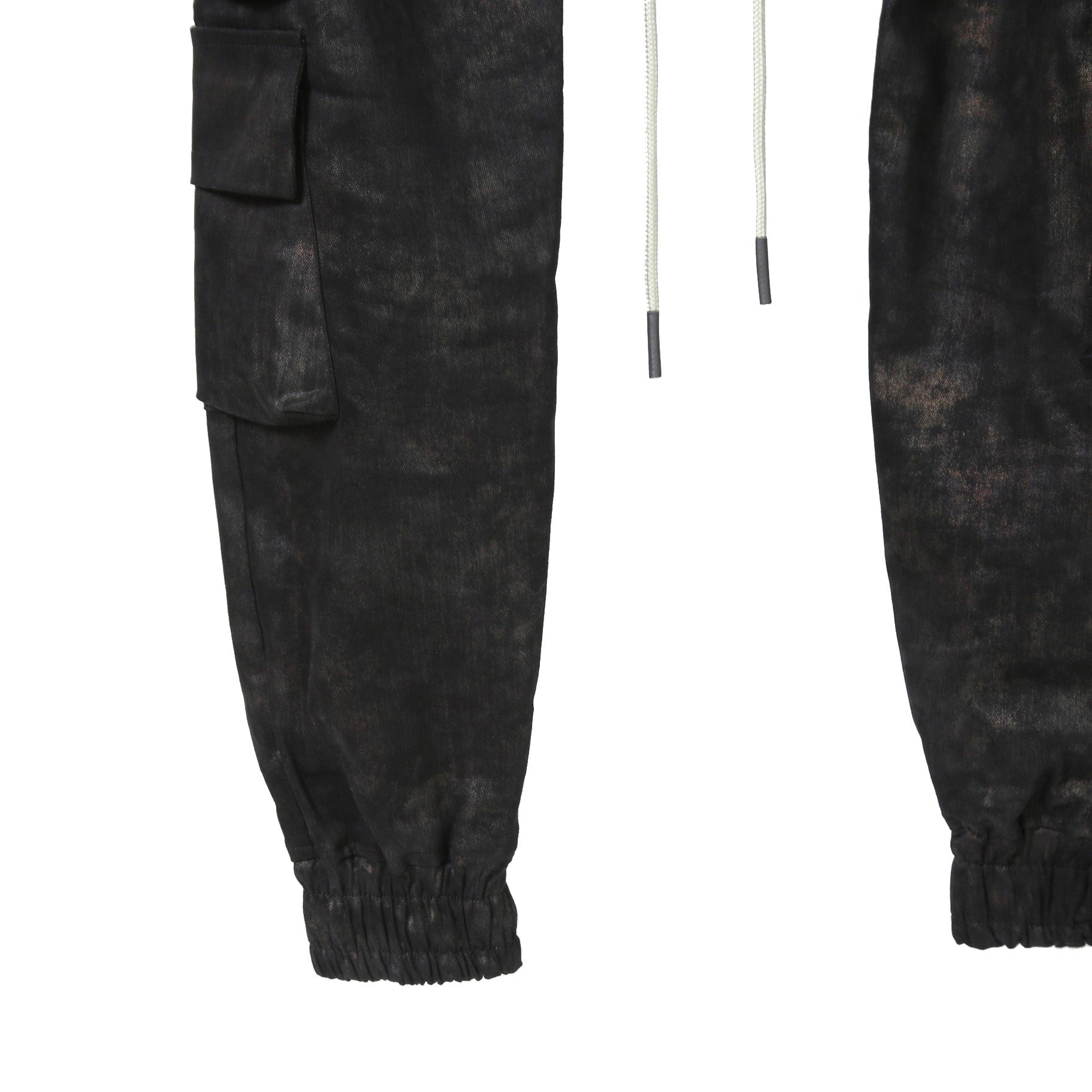 新品 A.F ARTEFACT アーティファクト / 25FW BELTED DETAIL JOGGER / METAL STEAM CAMOUFLAGE / size 1 (BLACK×BROWN)