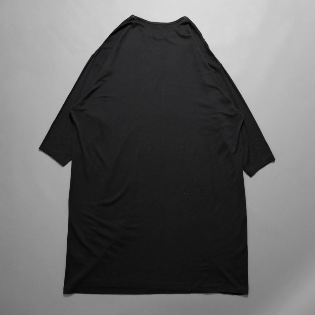 Yohji Yamamoto POUR HOMME ヨウジヤマモト プールオム / 19-20AW 内田すずめ ウール ニット / ワンピース / ロング カットソー / HR-T33-181 / size 3 (BLACK) ユニセックス
