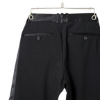 BALMAIN バルマン / 美品 サイドライン タキシード パンツ / size 46 (BLACK)