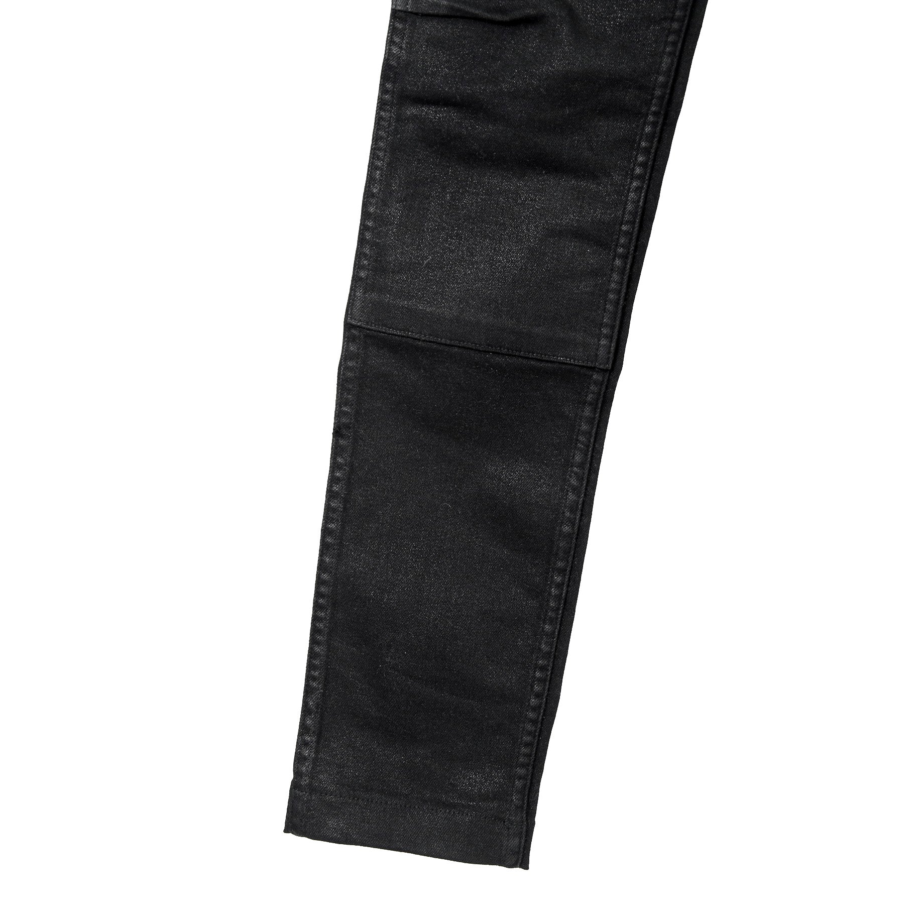 AMIRI アミリ / 美品 ワックスコーティング スキニー デニム カーゴ パンツ / size 28 (BLACK)