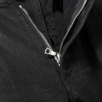 AMIRI アミリ / 美品 ワックスコーティング スキニー デニム カーゴ パンツ / size 28 (BLACK)