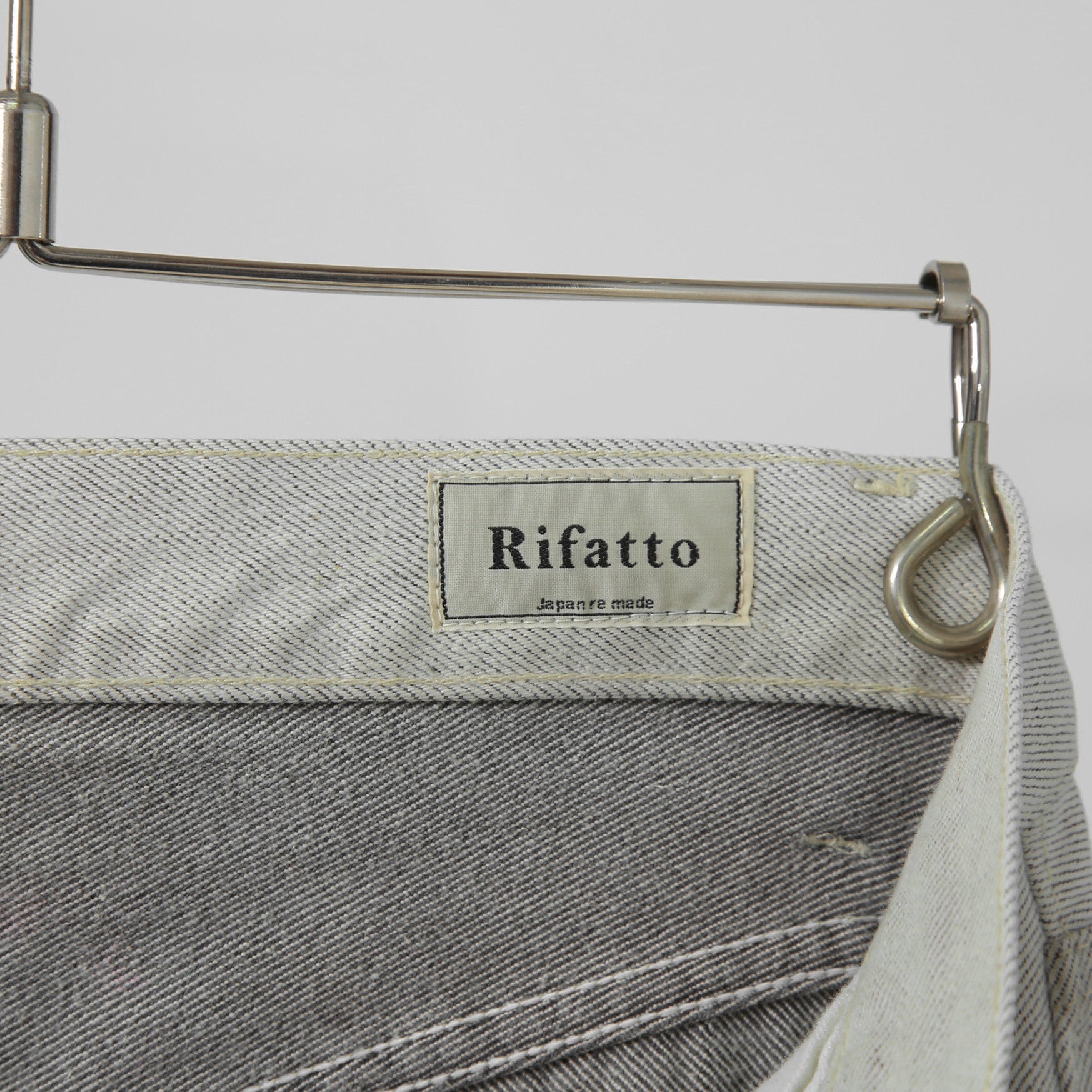 Rifatto リファット / 美品 Sashiko Boro Denim Jeans 刺し子襤褸デニムジーンズ / パンツ / size 30 （WHITE）