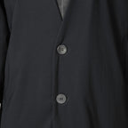 OURET オーレット / 美品 強撚ナイロン ニットドロップショルダー カーディガン / size 2 (BLACK)