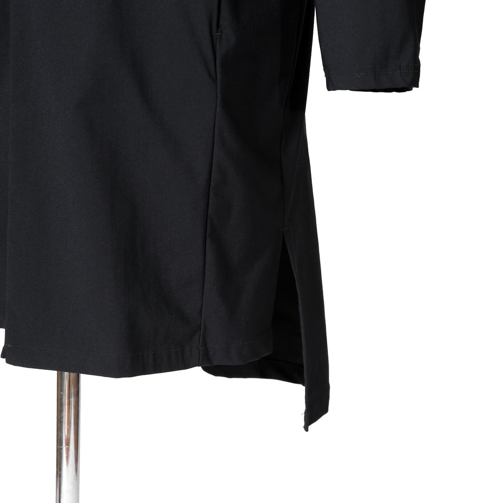 OURET オーレット / 美品 強撚ナイロン ニットドロップショルダー カーディガン / size 2 (BLACK)