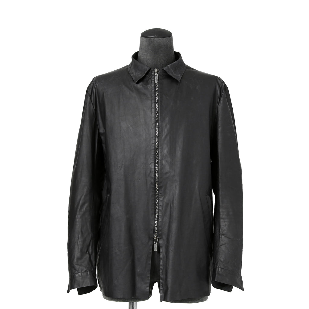 ierib イエリブ / 22SS 美品 Kangaroo Leather Shirts Jacket / (BLACK)