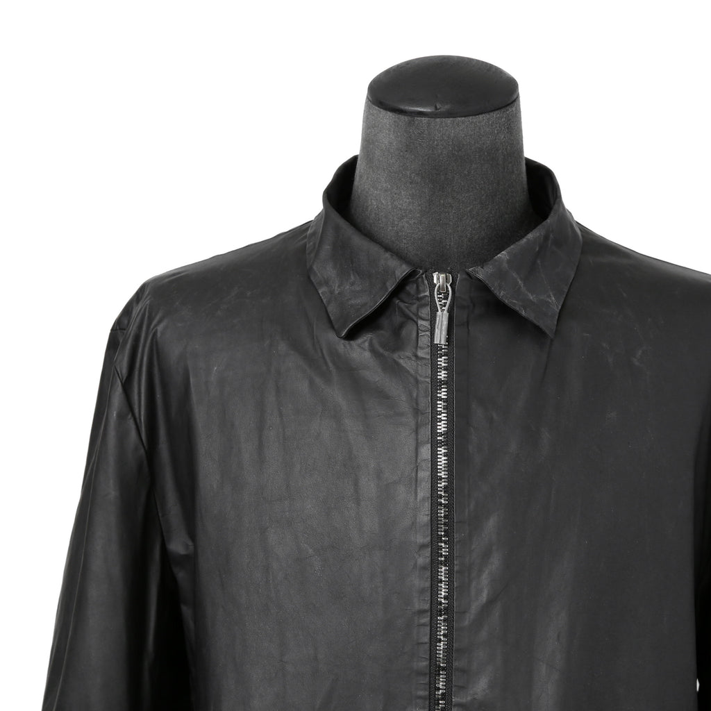 ierib イエリブ / 22SS 美品 Kangaroo Leather Shirts Jacket / (BLACK)