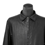 ierib イエリブ / 22SS 美品 Kangaroo Leather Shirts Jacket / (BLACK)