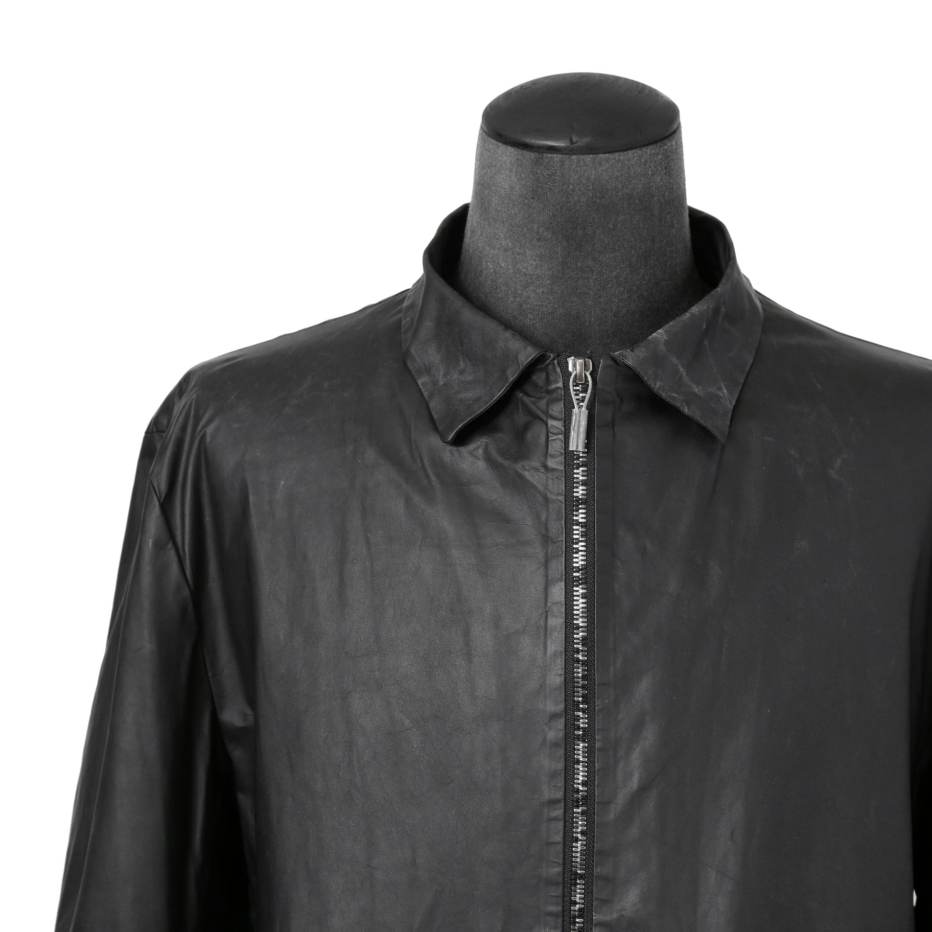 ierib イエリブ / 22SS 美品 Kangaroo Leather Shirts Jacket / (BLACK)