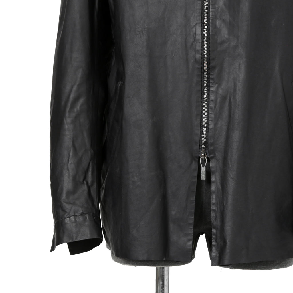 ierib イエリブ / 22SS 美品 Kangaroo Leather Shirts Jacket / (BLACK)