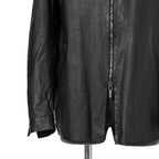 ierib イエリブ / 22SS 美品 Kangaroo Leather Shirts Jacket / (BLACK)