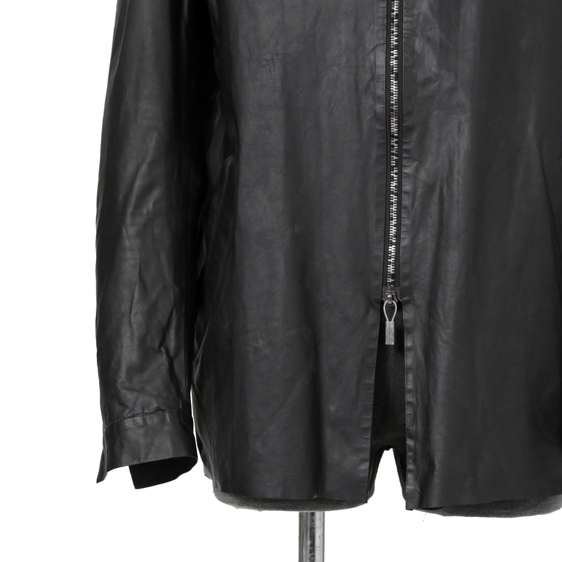 ierib イエリブ / 22SS 美品 Kangaroo Leather Shirts Jacket / (BLACK)