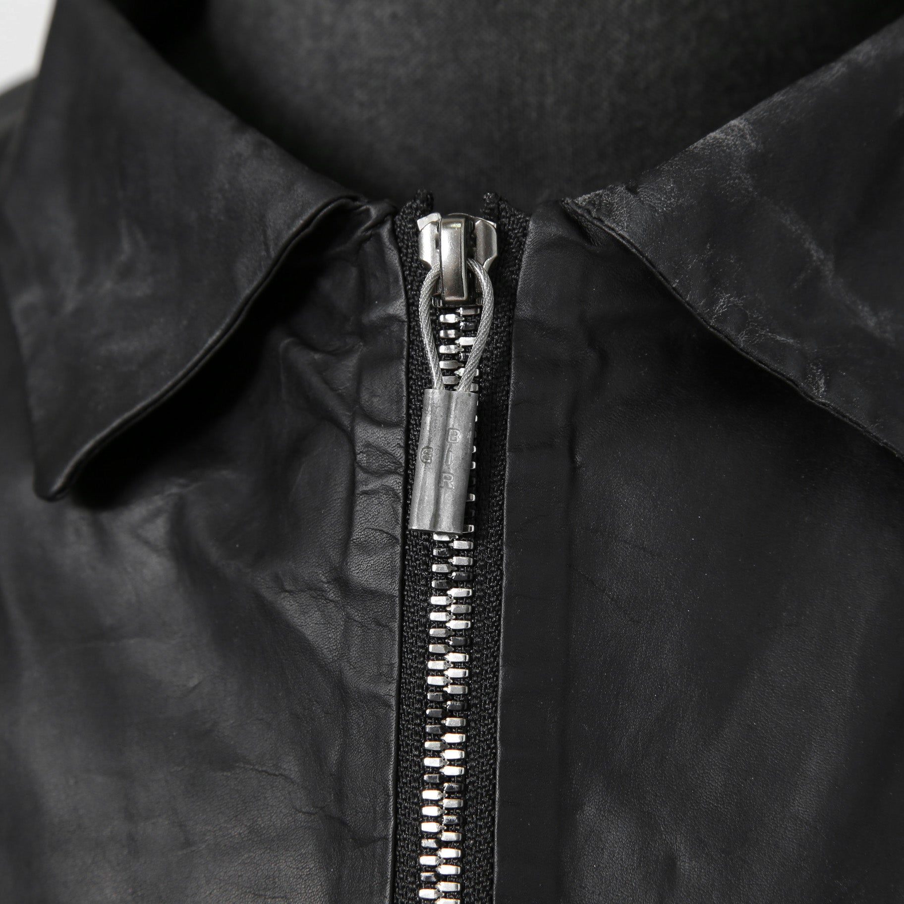 ierib イエリブ / 22SS 美品 Kangaroo Leather Shirts Jacket / (BLACK)