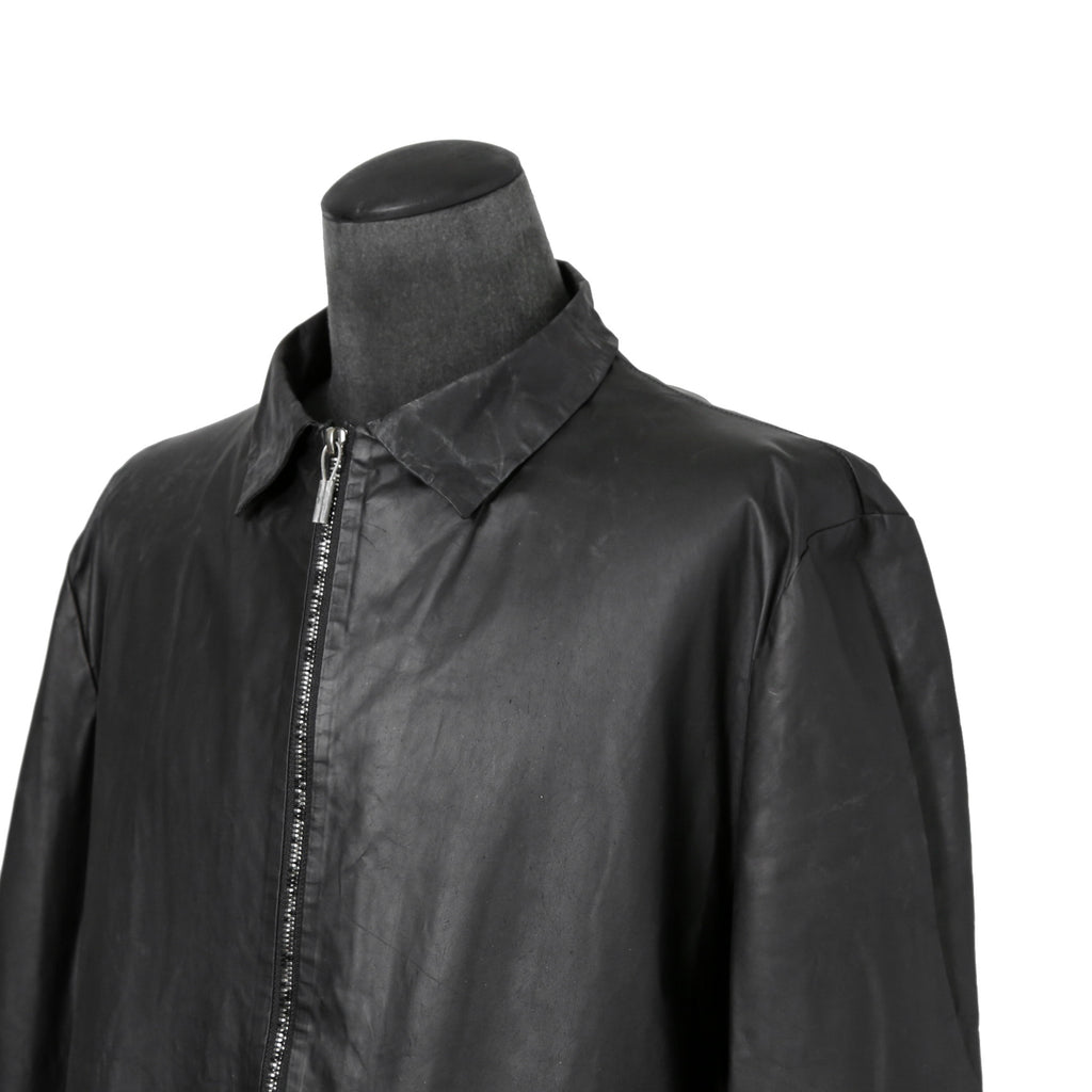 ierib イエリブ / 22SS 美品 Kangaroo Leather Shirts Jacket / (BLACK)