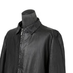 ierib イエリブ / 22SS 美品 Kangaroo Leather Shirts Jacket / (BLACK)