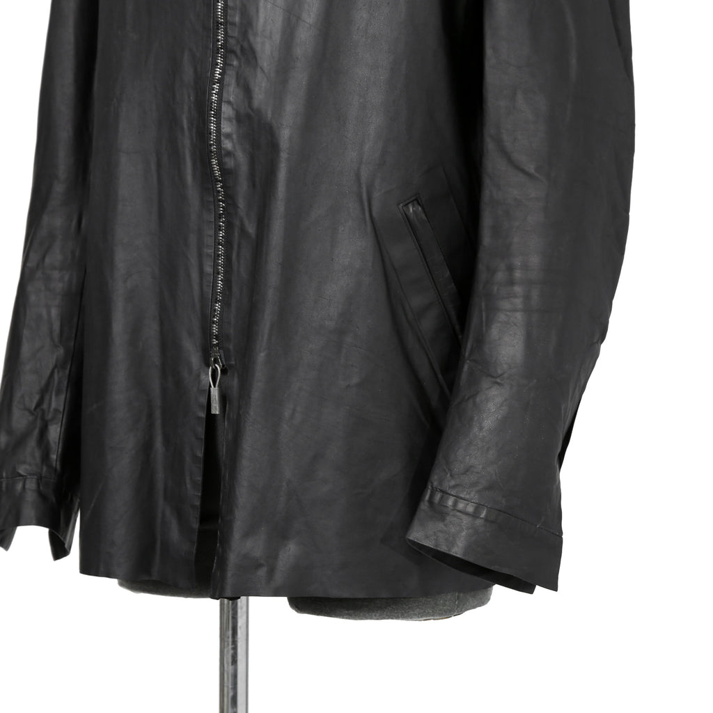 ierib イエリブ / 22SS 美品 Kangaroo Leather Shirts Jacket / (BLACK)